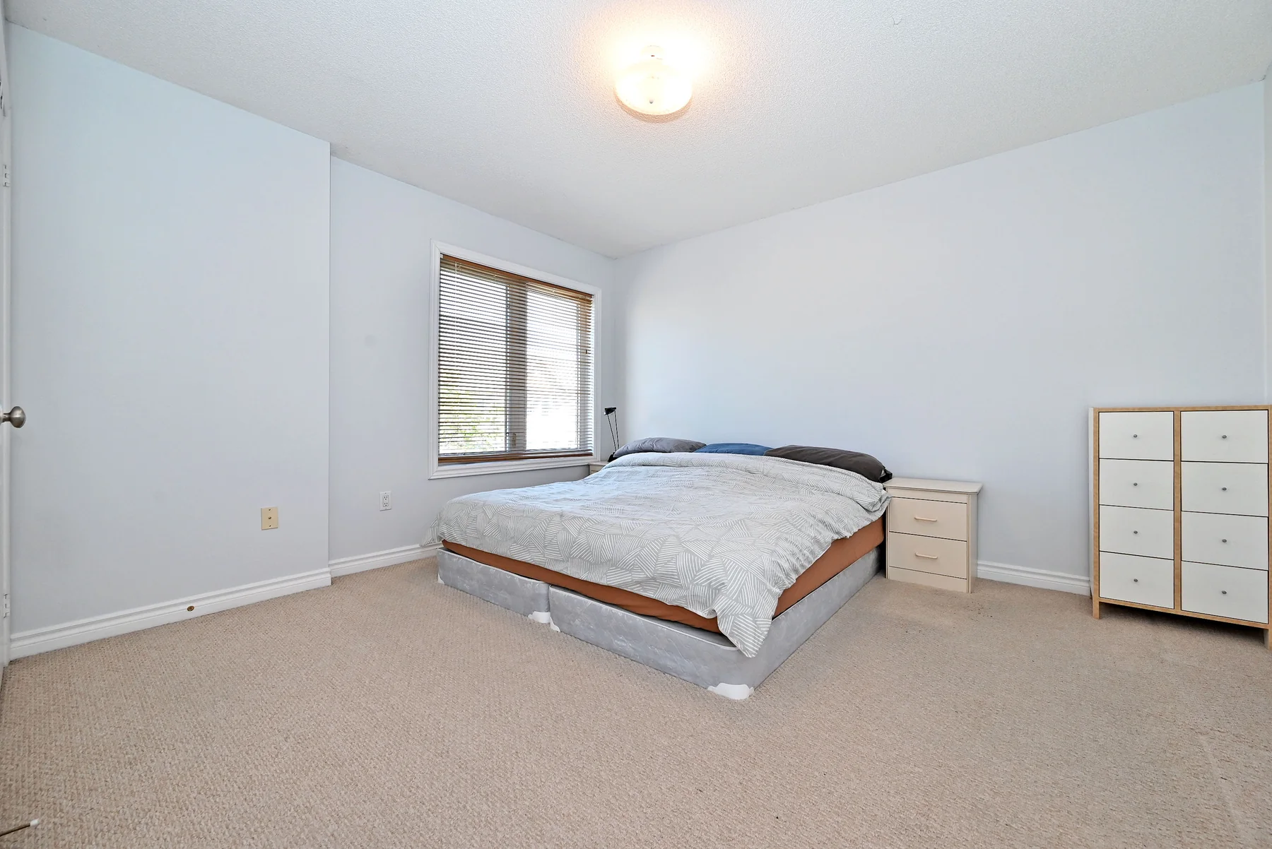 Spacious primary bedroom